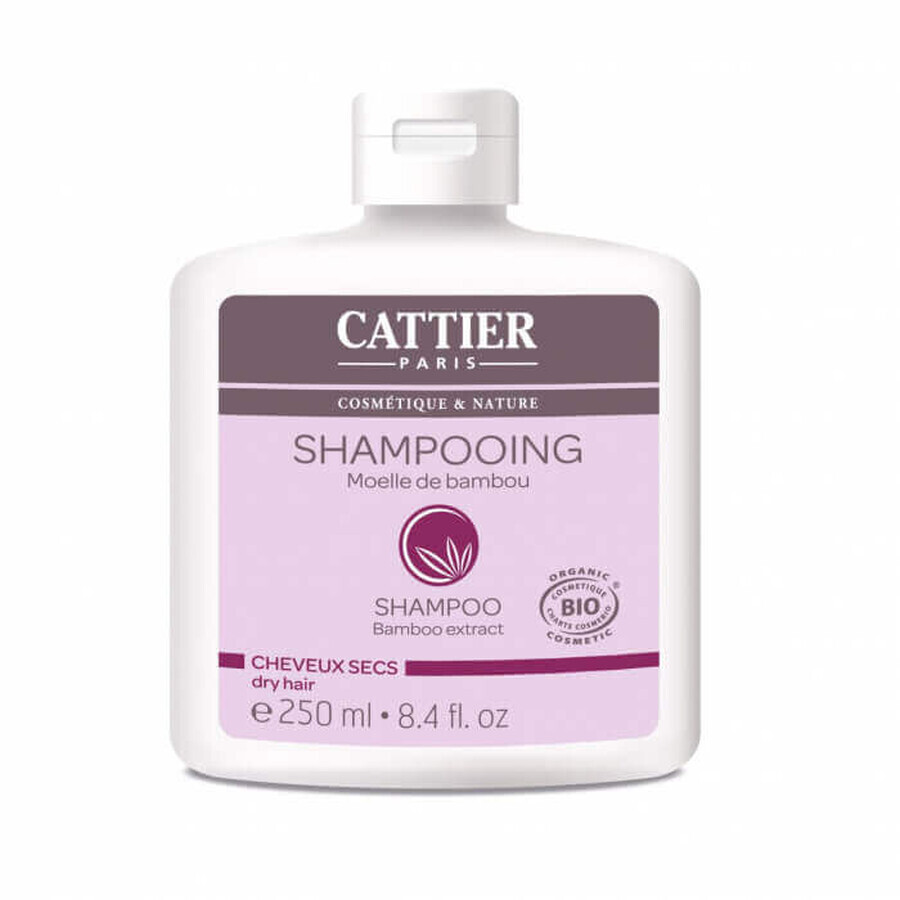 Shampoo bio per capelli secchi con anima di bambù, 250 ml, Cattier