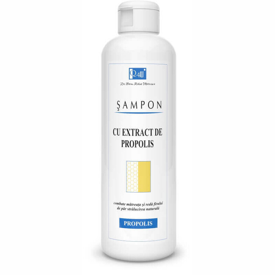 Shampoo con estratto di Propoli Q4U, 250 ml, Tis Farmaceutic