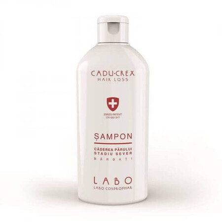 Shampoo contro la caduta dei capelli grave per uomo Cadu-Crex, 200 ml, Labo