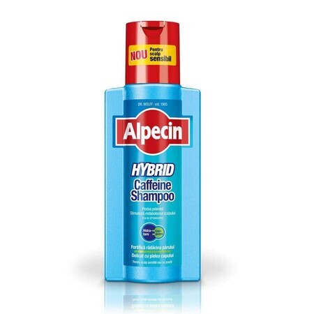 Shampoo per cuoio capelluto sensibile con prurito Alpecin Hybrid, 250 ml, Dr. Kurt Wolff