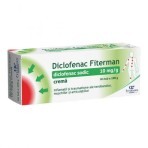 Crema di diclofenac, 10 mg/g, 100 g, Fiterman Pharma