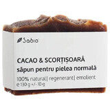 Sapone naturale per pelli normali con cacao e cannella, 130 g, Sabio