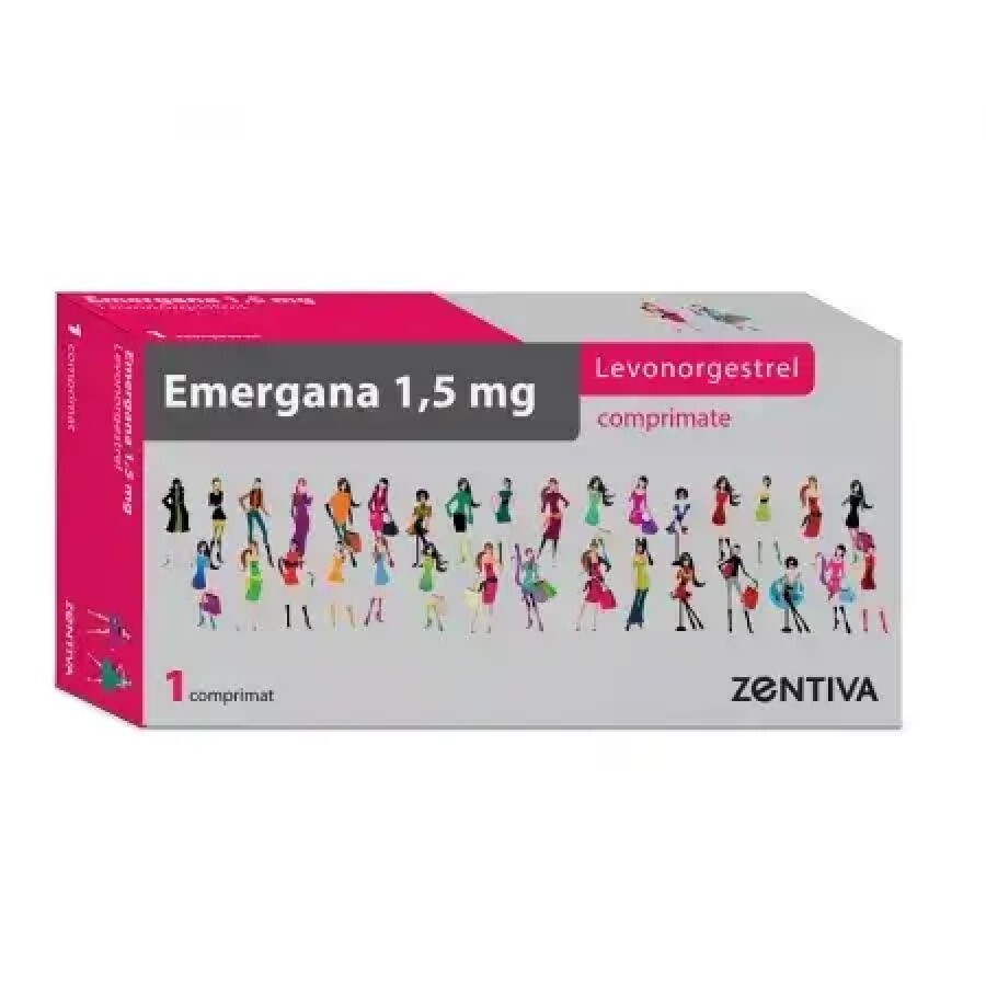 Emergana, 1,5 mg, 1 compressa, Zentiva