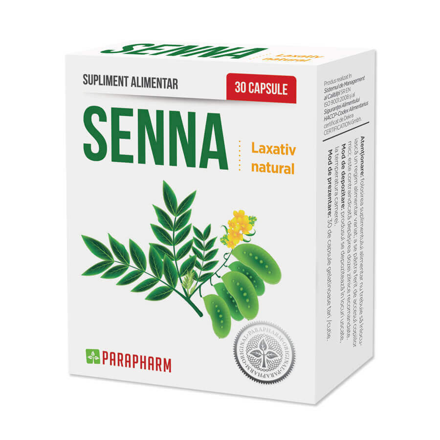 Senna Integratore Alimentare, 30 capsule, Parapharm recensioni