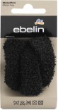 Elastici per capelli in peluche Ebelin Soft - neri, 3 pz