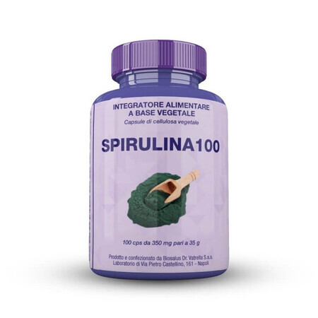 Biosalus® Spirulina100 Integratore Alimentare 100 Capsule