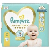 Pannolini Premium Care, n. 2, 4 - 8 kg, 88 pz., Pampers