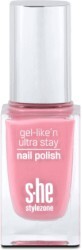 She stylezone color&amp;style Smalto per unghie Gel-like&#39;n ultra stay 322/270, 10 ml
