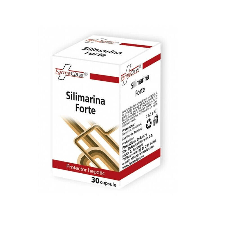 Silymarin Forte, 30 capsule, FarmaClass