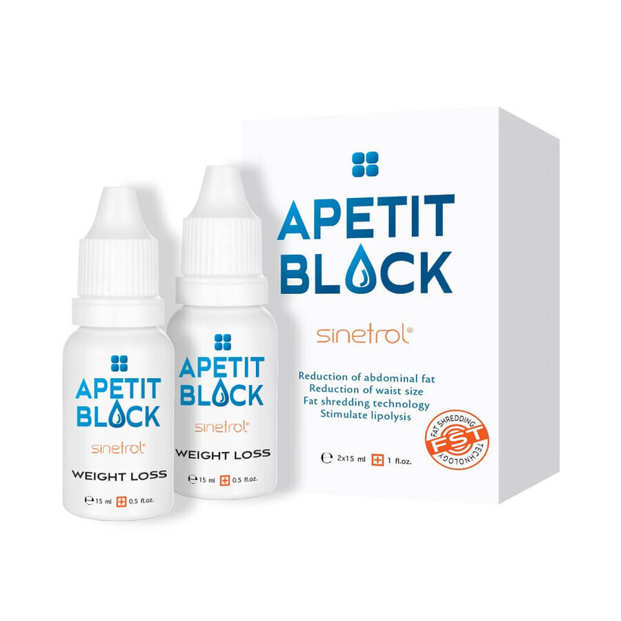 Apetit Block Sinetrol, 2 x 15 ml, Empire Expert Pharma recensioni