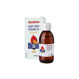 Sciroppo di calcio vitamina D3 con miele Dodino, 150 ml, Alevia