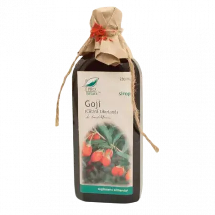 Sciroppo di Goji - Olivello spinoso tibetano, 250 ml, Pro Natura