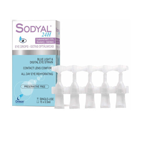 Sodyal Gocce Oculari, 15 flaconcini x 0,5 ml, Omisan Farmaceutici