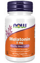 Melatonina 5 mg, 60 capsule, Now Foods