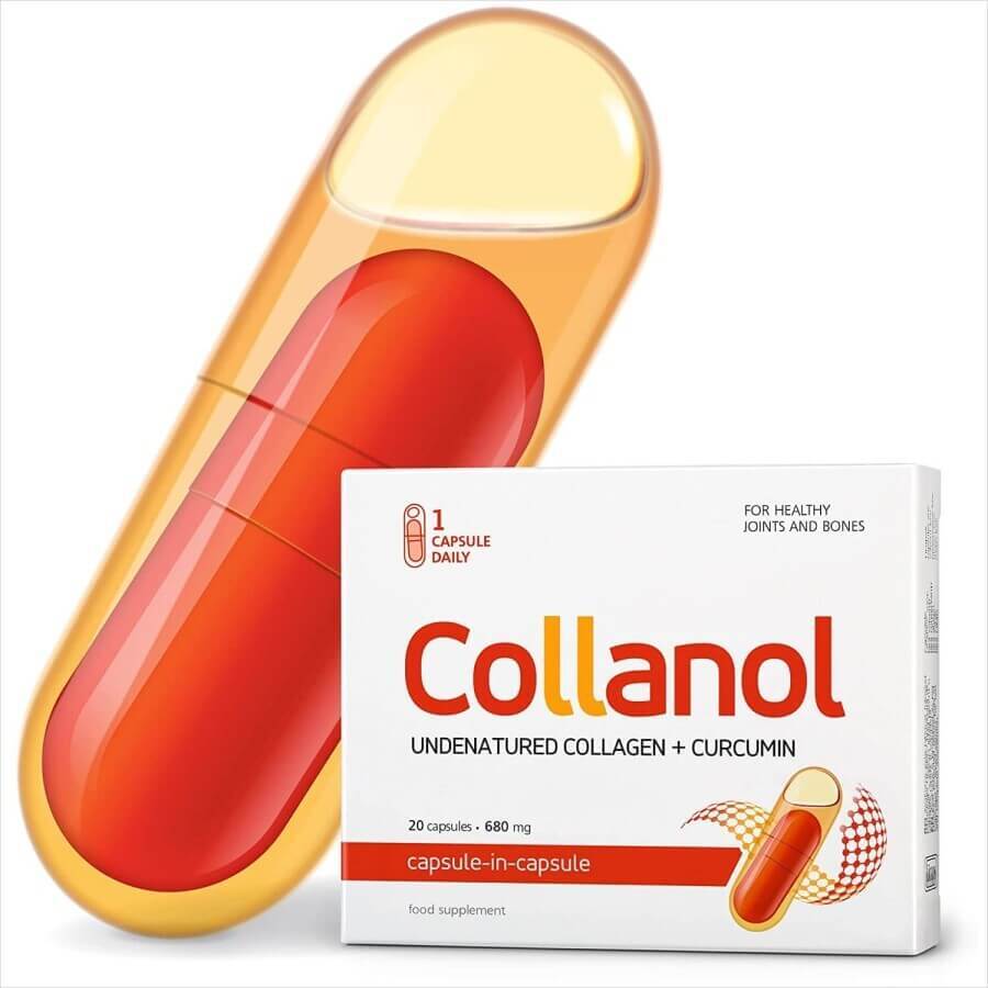 Confezione Collanol, 2 x 20 capsule, Vitaslim