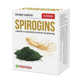 Spirogine con Spirulina e Ginseng, 30 capsule, Parapharm