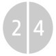 Palla da massaggio per il recupero Antar viola, 9 cm, 1 pezzo, Biogenetix