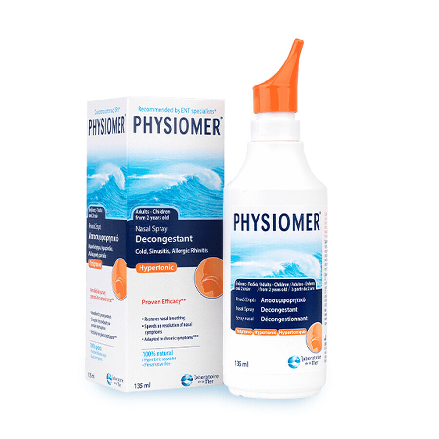 Spray Nasale Physiomer Csr Ipertonico Confezione Da 135ml, Omega Pharma recensioni