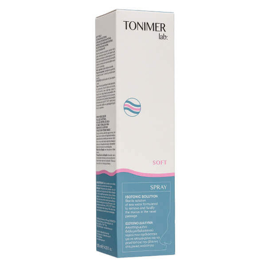 Spray nasale isotonico, Soft Spray, 125 ml, Tonimer recensioni