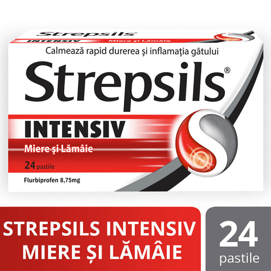 Strepsils Intensiv Miele e Limone, 24 compresse, Reckitt Benckiser Healthcare recensioni