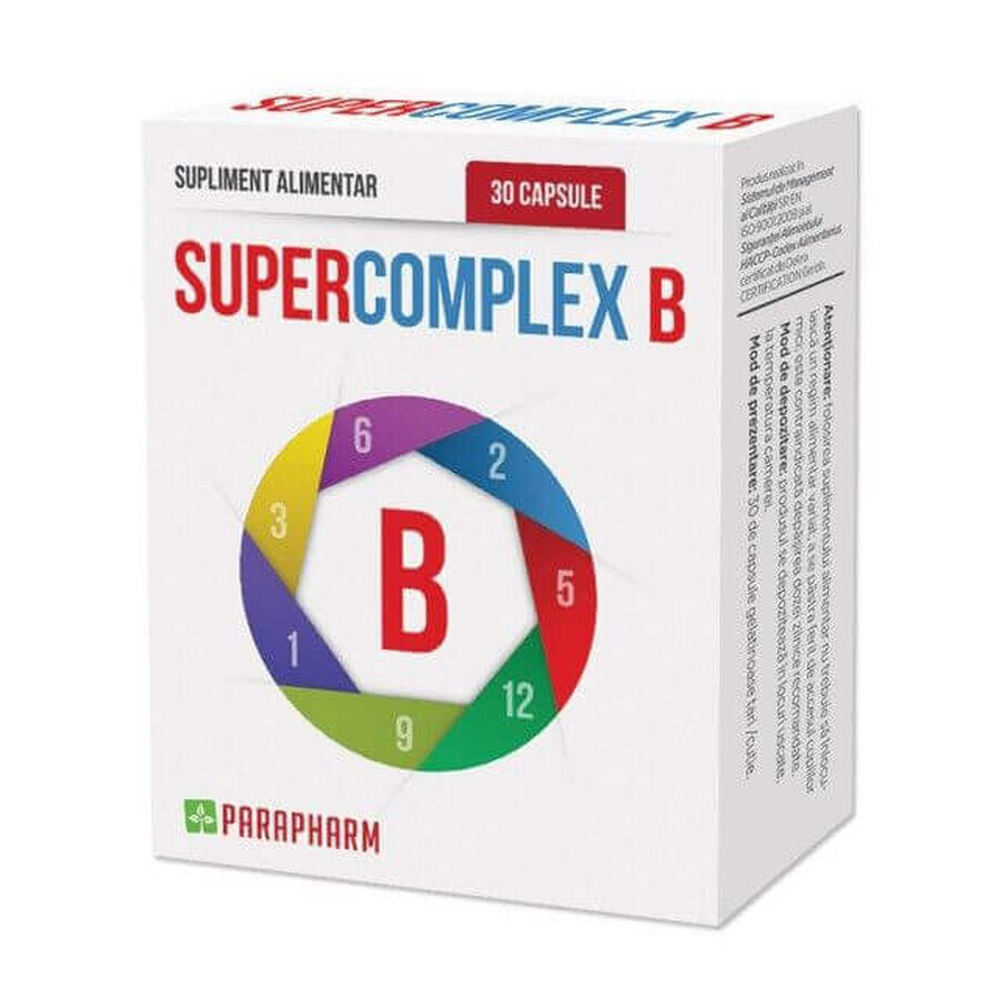Super Complesso B, 30 capsule, Parapharm recensioni