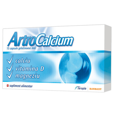 ArthroCalcium, 15 capsule, Terapia