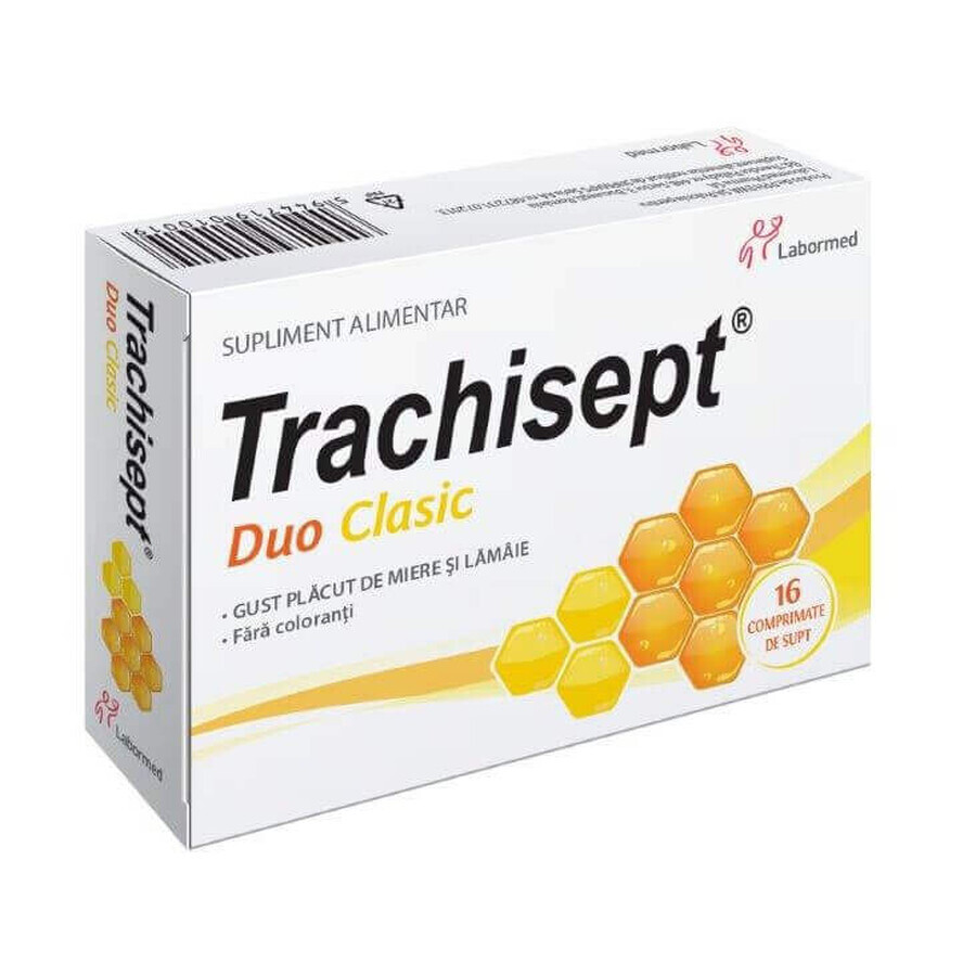 Trachisept Duo Classic, 16 compresse, Labormed