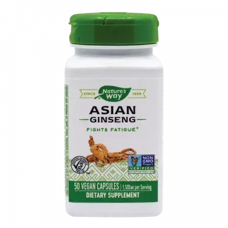 Ginseng asiatico 560 mg Nature's Way, 50 capsule, Secom