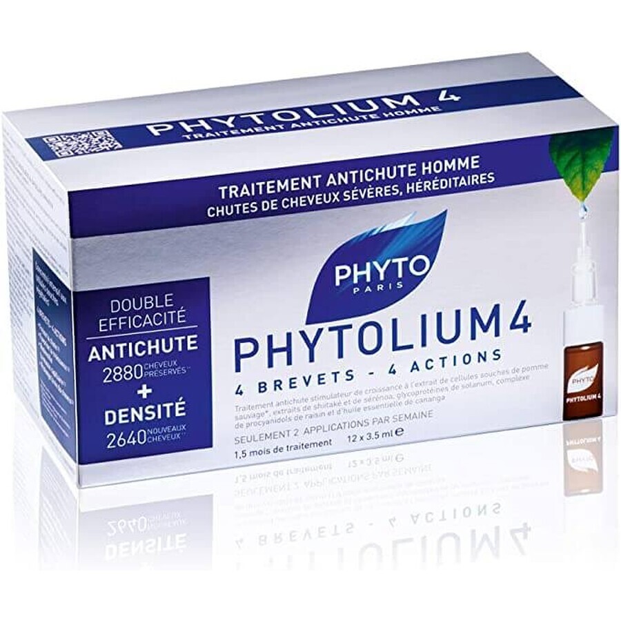 Phyto Phytolium 4 Trattamento Anticaduta in Fiale, 12 Fiale da 3,5 ml recensioni