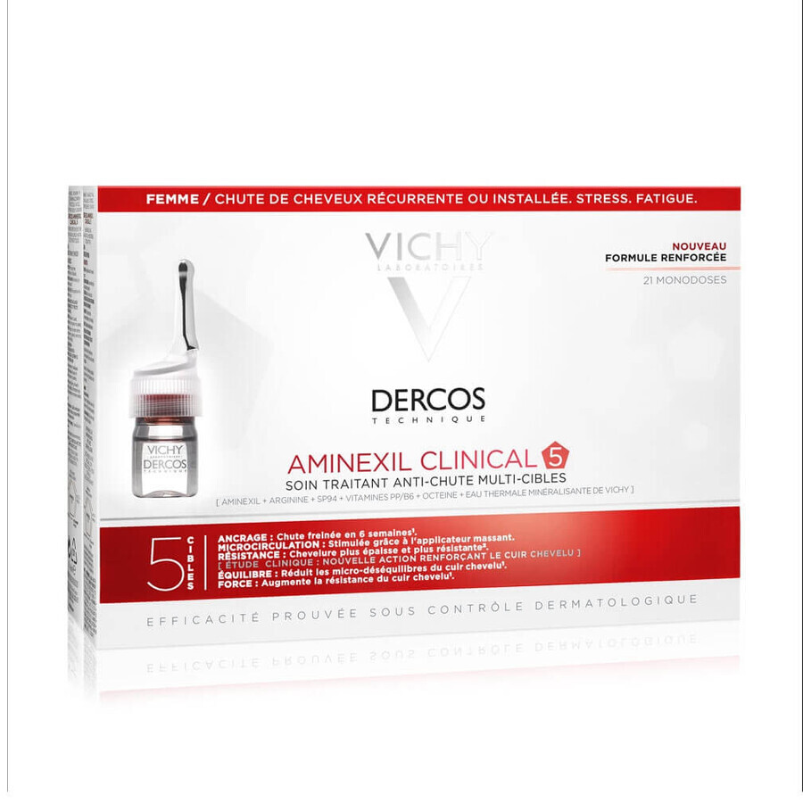 Dercos Technique Aminexil Clinical 5 Donna Vichy 21x6ml recensioni