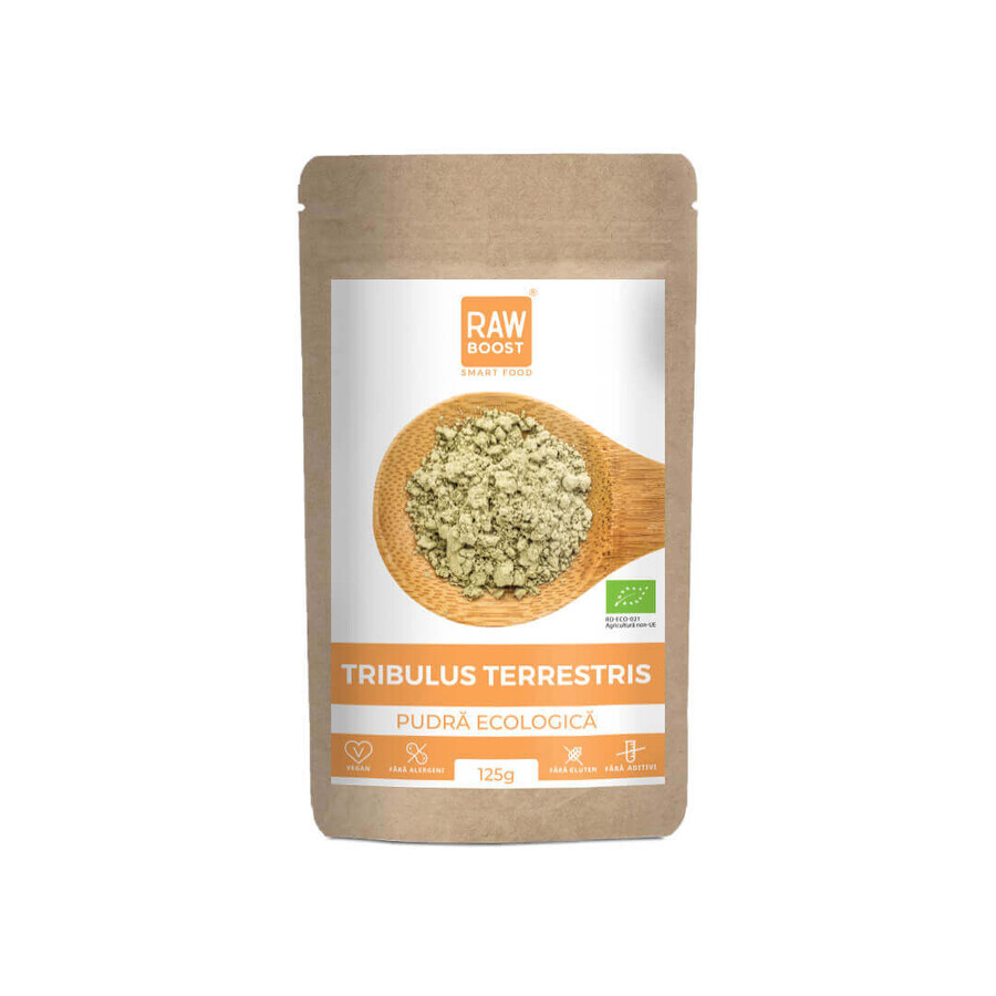 Polvere biologica Tribulus Terrestris, 125 g, Rawboost Smart Food