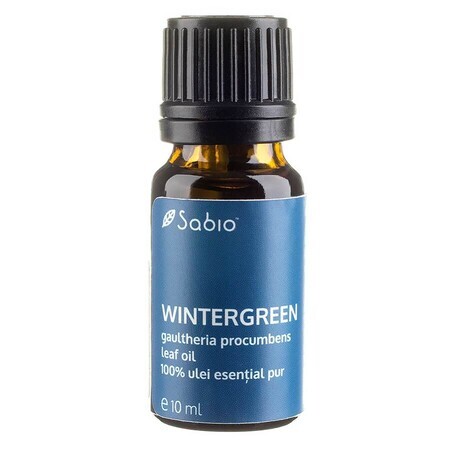 Olio essenziale puro al 100% Wintergreen, 10 ml, Sabio