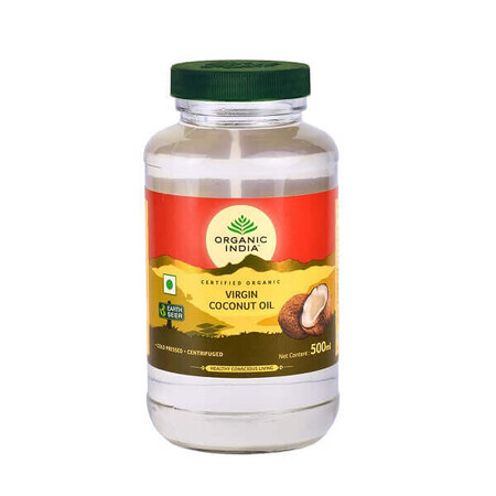 Olio extra vergine di cocco, 500 ml, India Biologico