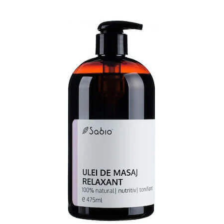 Olio da massaggio rilassante, 475 ml, Sabio