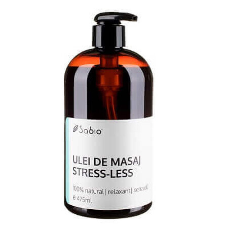 Olio da massaggio antistress, 475 ml, Sabio