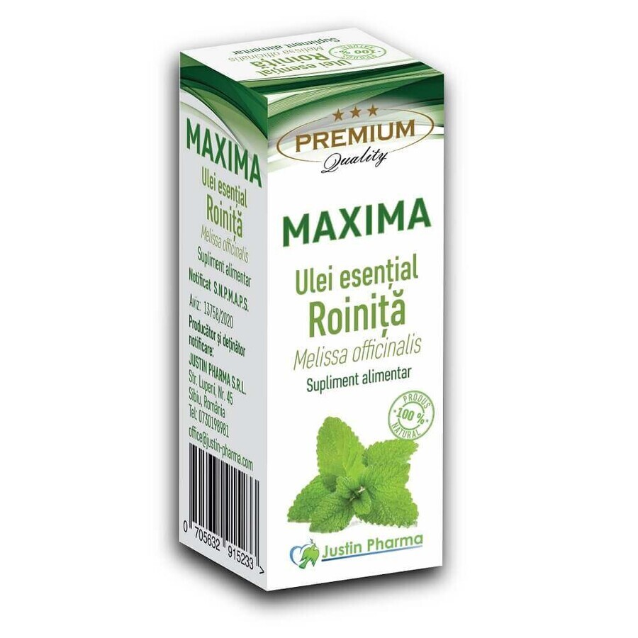 Olio essenziale di Roinita, 10 ml, Justin Pharma