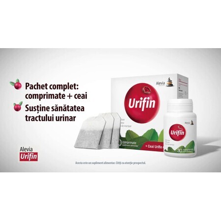 Urifin + Urifin Tea, 30 compresse+20 bustine, Alevia