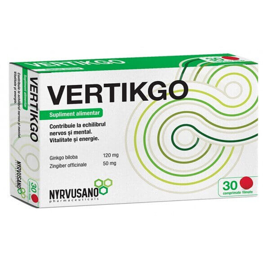 Vertikgo, 30 compresse, Nyrvusano Pharmaceuticals recensioni