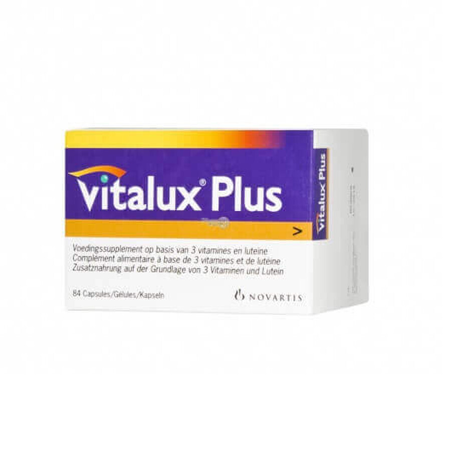 Vitalux Plus, 84 capsule, Novartis recensioni