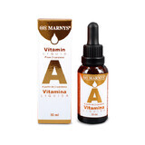 Vitamina A liquida (100% naturale da β-carotene), 30 ml, Marnys