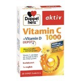 Vitamina C 1000 + Vitamina D, Depot, 30 compresse, Doppelherz