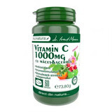 Vitamina C 1000mg con rosa canina e acerola con lamponi, 60 compresse, Pro Natura