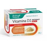 Vitamina D2 naturale 2000 UI, 30 capsule, Rotta Natura