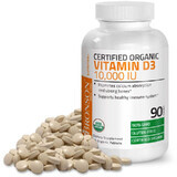 Vitamina D3 10.000 UI Biologica, 90 compresse, Bronson Laboratories