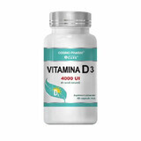 Vitamina D3 4000 UI, 60 capsule, Cosmopharm