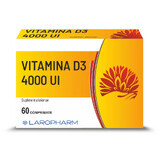 Vitamina D3 4000IU, 60 capsule, Laropharm