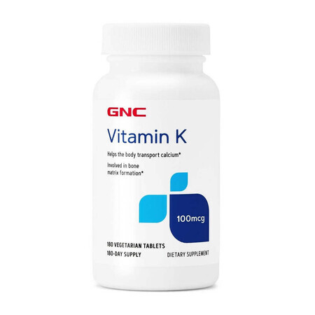 Vitamina K 100 mcg (099022), 180 compresse, Gnc