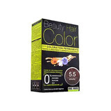 Tintura per capelli mogano, tonalità 5.5, 160 ml, Beauty Hair Colour