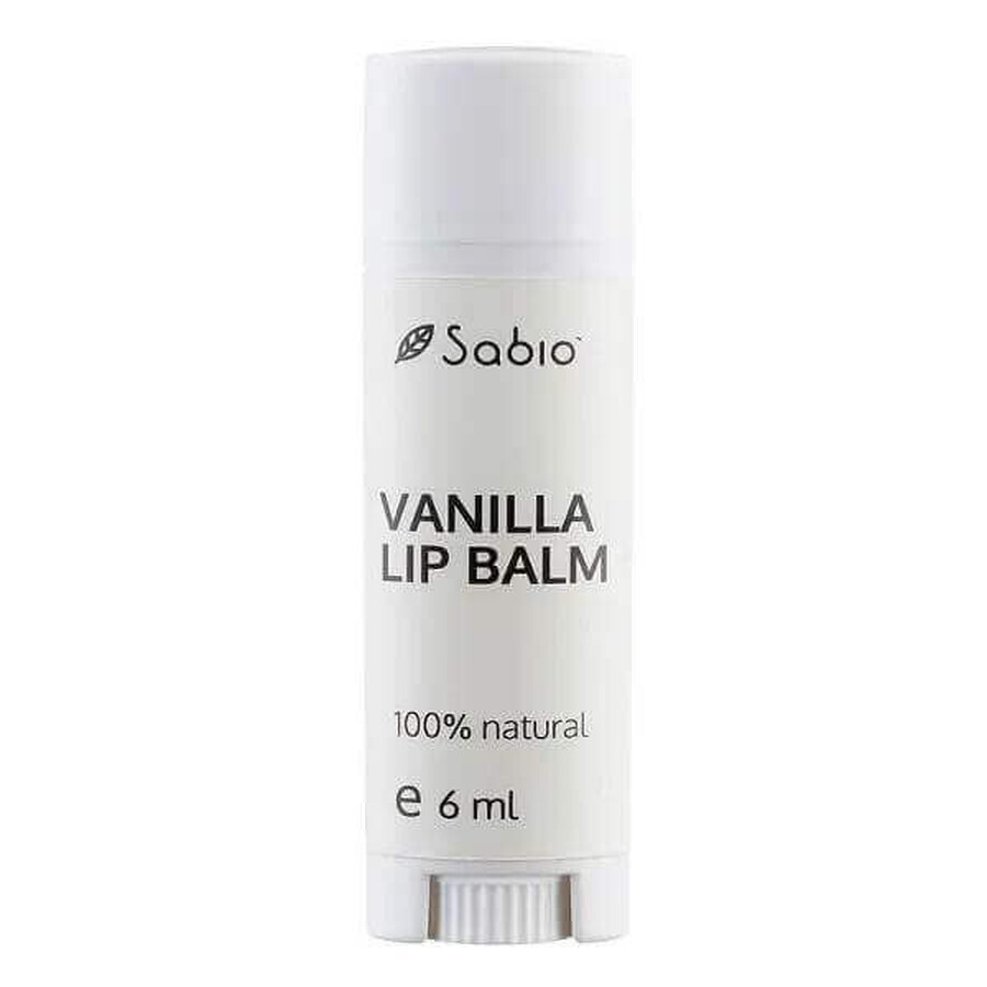 Balsamo labbra alla vaniglia, 6 ml, Sabio
