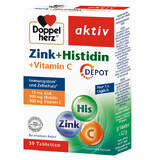 Deposito di zinco + istidina + vitamina C, 30 compresse, Doppelherz